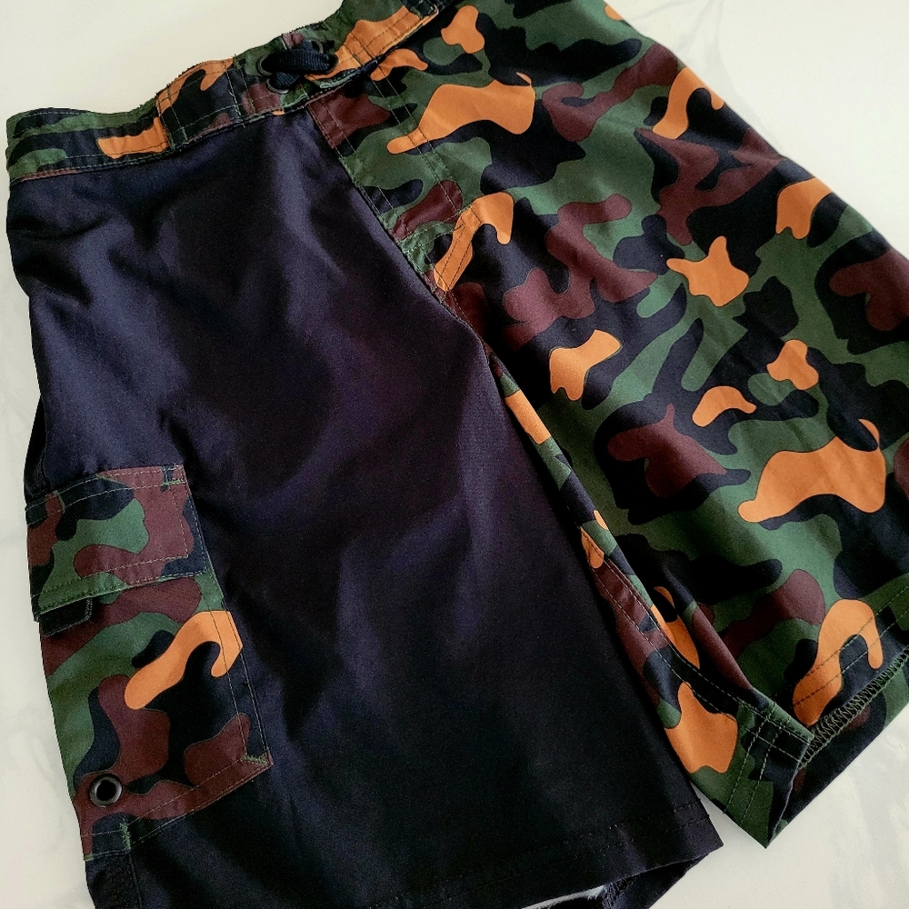 Boys Wonder Nation Camo Sz. 8 Swim Trunks